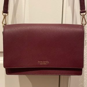 Kate spade maroon crossbody